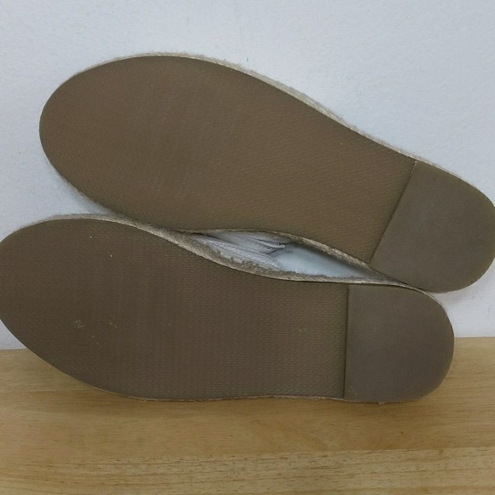 J. Mclaughlin Pebbled Leather Slide Tropical Espadrille Sandals Shoes - Picture 5 of 10
